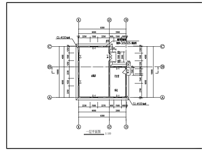 现代其他建筑 门卫水泵房 施工图