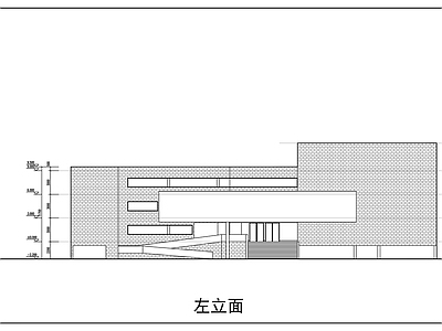 现代学校建筑 学校行政办公楼 方案 施工图