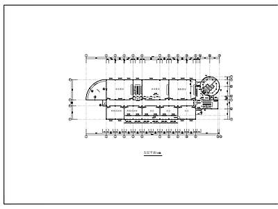 现代学校建筑 小学科技综合楼 建筑方案 施工图