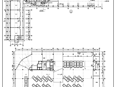 现代学校建筑 小学教研楼平面 方案 施工图