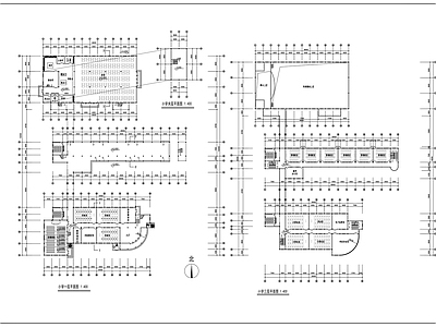 现代学校建筑 小学教学楼方案 施工图