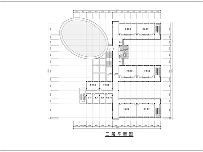 现代学校建筑 小学设计方案图 施工图