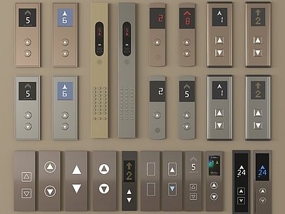 开关 电梯按钮 按键 现代电梯开关