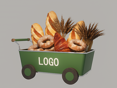 奶油简约艺术装置 室内艺术装置 网红打卡 景观装置