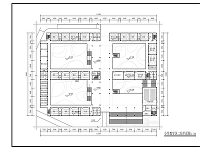现代学校建筑 小学教学楼 方案 施工图