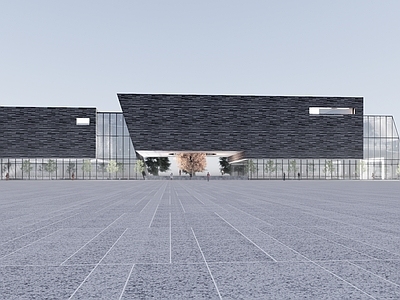 现代简约文化馆 现代简约文化馆 展示展览馆 城市规划馆 特色艺术馆 纪念馆