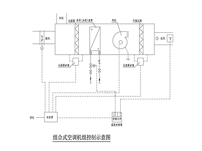 暖通节点 空调机组控制 施工图