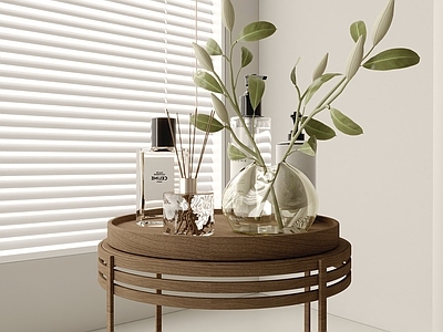 洗浴用品 植物摆件 香水沐浴露 浴室摆件 洗漱用品