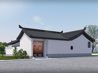 新中式四合院 自建房 新中式