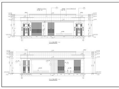 现代简约其他建筑 大门设计 大门门卫 大门详图 施工图