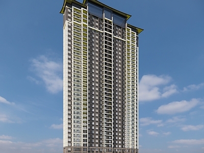 新中式中式高层住宅 新中式住宅 高层 现代中式住宅 禅意中式 中式高层