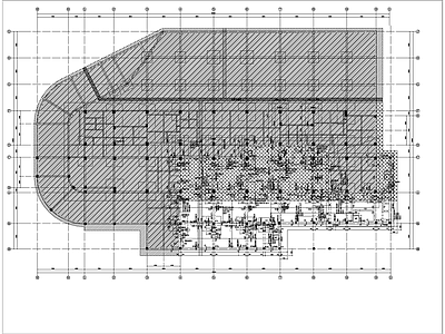 混凝土结构 多层仓库建筑 地下室顶板加固 碳纤维 施工图