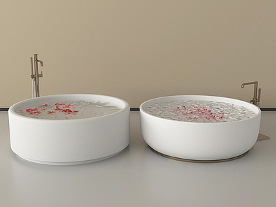 浴缸 现代圆形浴缸 圆形浴缸