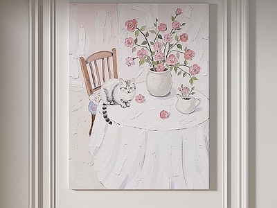 现代奶油挂画 女孩房挂画 书房挂画 客厅挂画 玄关挂画 办公室挂画