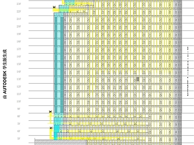 办公景观 大楼泛光照明控制 施工图