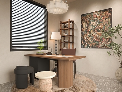 侘寂法式花店 工装茶室办公室