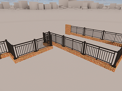 现代新中式扶手 栏杆 简易栏杆 铝合金栏杆