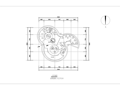 现代其他建筑 异形 施工图