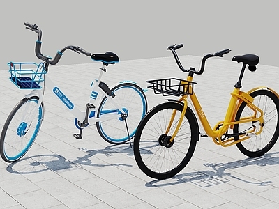 摩托车 共享单车 自行车 非机动车