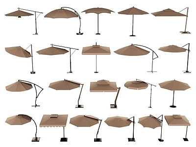 现代新中式遮阳伞 遮阳伞 户外伞 太阳伞 折叠伞 庭院太阳伞