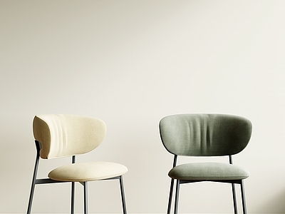 现代简约餐椅 现代餐椅 布椅