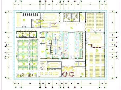 现代办公楼建筑 多层办公楼 施工图