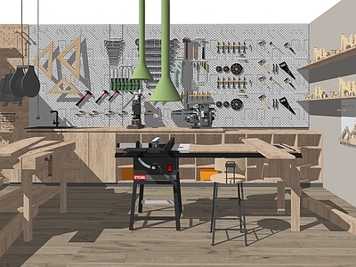 工具 五金工具组合 木工工具用品 切割机螺丝刀工具 木制小作坊