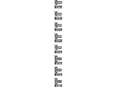 综合门节点 双开管井门暗门 双开暗门各类材质 暗门 施工图