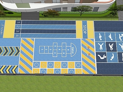 现代儿童游乐空间 登高面 登高面儿童 幼儿园 幼儿园图案 儿童图案