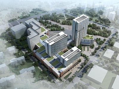 现代欧式医院建筑 疗养院建筑 施工图