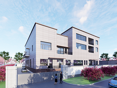 新中式其他公共建筑 升压站建筑