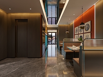 现代烧烤店 现代烧烤店 科技感烧烤店