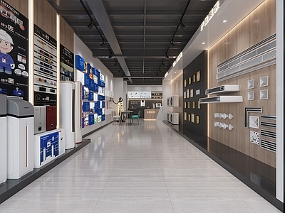 现代其他商业空间 空调店