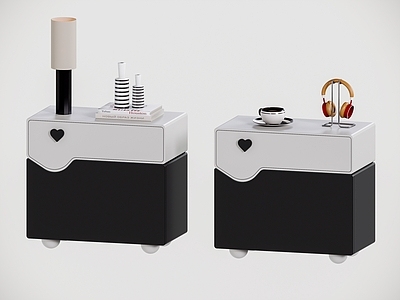 现代床头柜 现代极简床头柜 成人床头柜