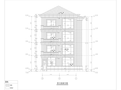 新中式别墅建筑 自建别墅石材方案 别墅石材幕墙施工 施工图