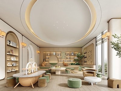 现代轻奢售楼处 售楼处 儿童区 娱乐区 游乐园 售楼处儿童区