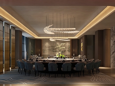 新中式中餐厅 中餐包间