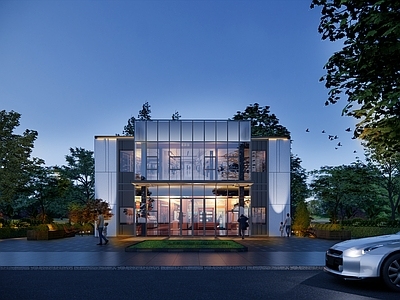 现代商场建筑 商业