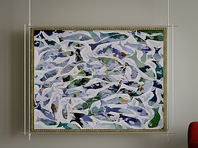 现代中古挂画 客厅挂画 玄关挂画 油画 挂画 艺术挂画