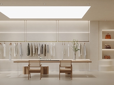 奶油极简服装店 女装店