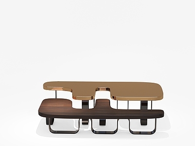 轻奢意式几类组合 芬迪茶几 茶几