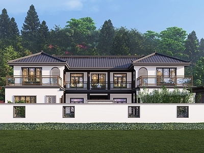 中式四合院 合院