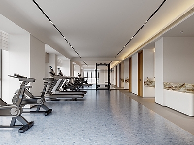 现代健身房 健身房