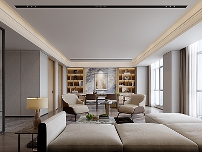 现代接待室 接待室 办公室