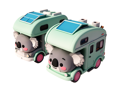 玩具 考拉房车 玩具汽车 卡通玩具