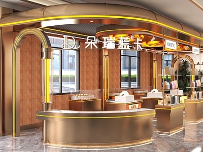 现代轻奢甜品面包店 蛋糕店 甜品店 面包店