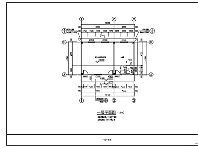 现代其他建筑 乡村文化室 施工图