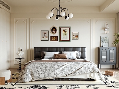 法式中古家居卧室 主卧 次卧