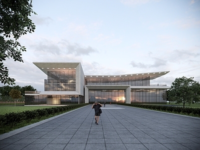 现代会展中心 现代会展中心 现代会所 现代办公楼 小型展示展览中心 接待中心
