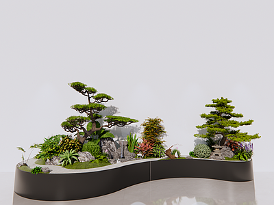 植物组合 盆栽组合 树池植物组合